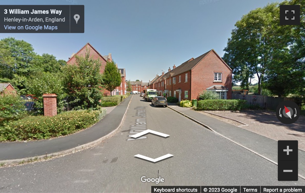 Street View image of 6 Ardent Court, William James Way, Henley in Arden, Warwickshire