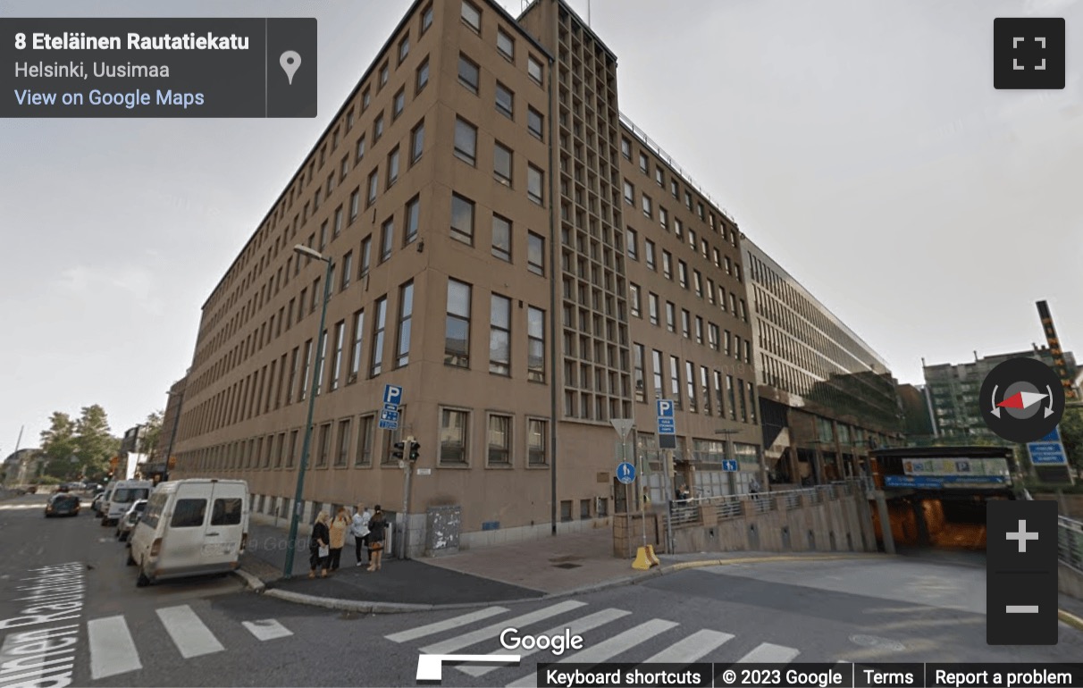 Street View image of Business Center Graniittitalo, 3 Jaakonkatu, Helsinki, Finland