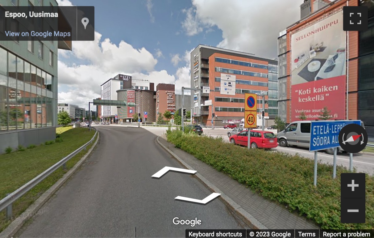 Street View image of Alberga Business Park, Bertel Jungin aukio 5, Espoo, Finland