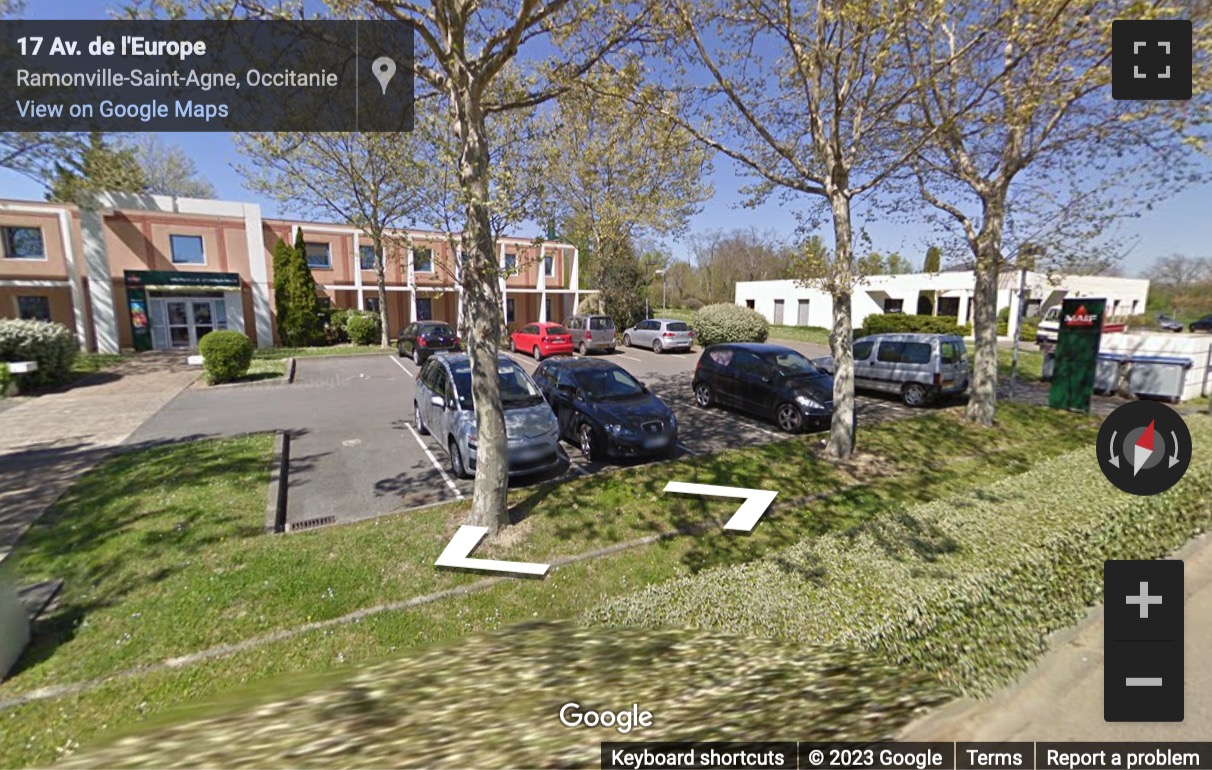 Street View image of 16 Avenue de l’Europe, Ramonville Saint Agne, Toulouse, Midi Pyrenees