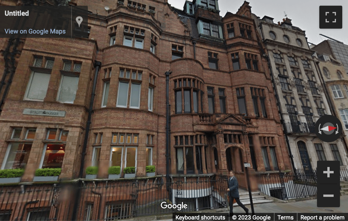 Street View image of 65 Sloane Street, Central London, SW1 X