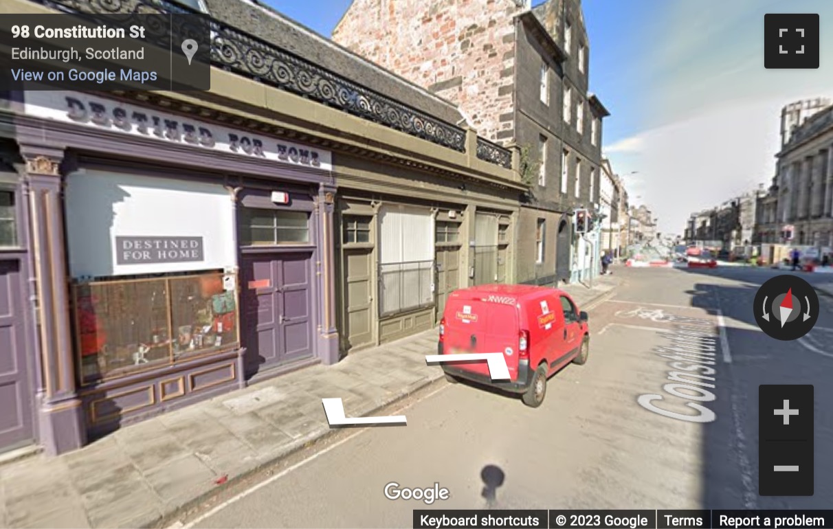 Street View image of 93 Constitution Street, Leith, Ediinburgh, Edinburgh, Scotland