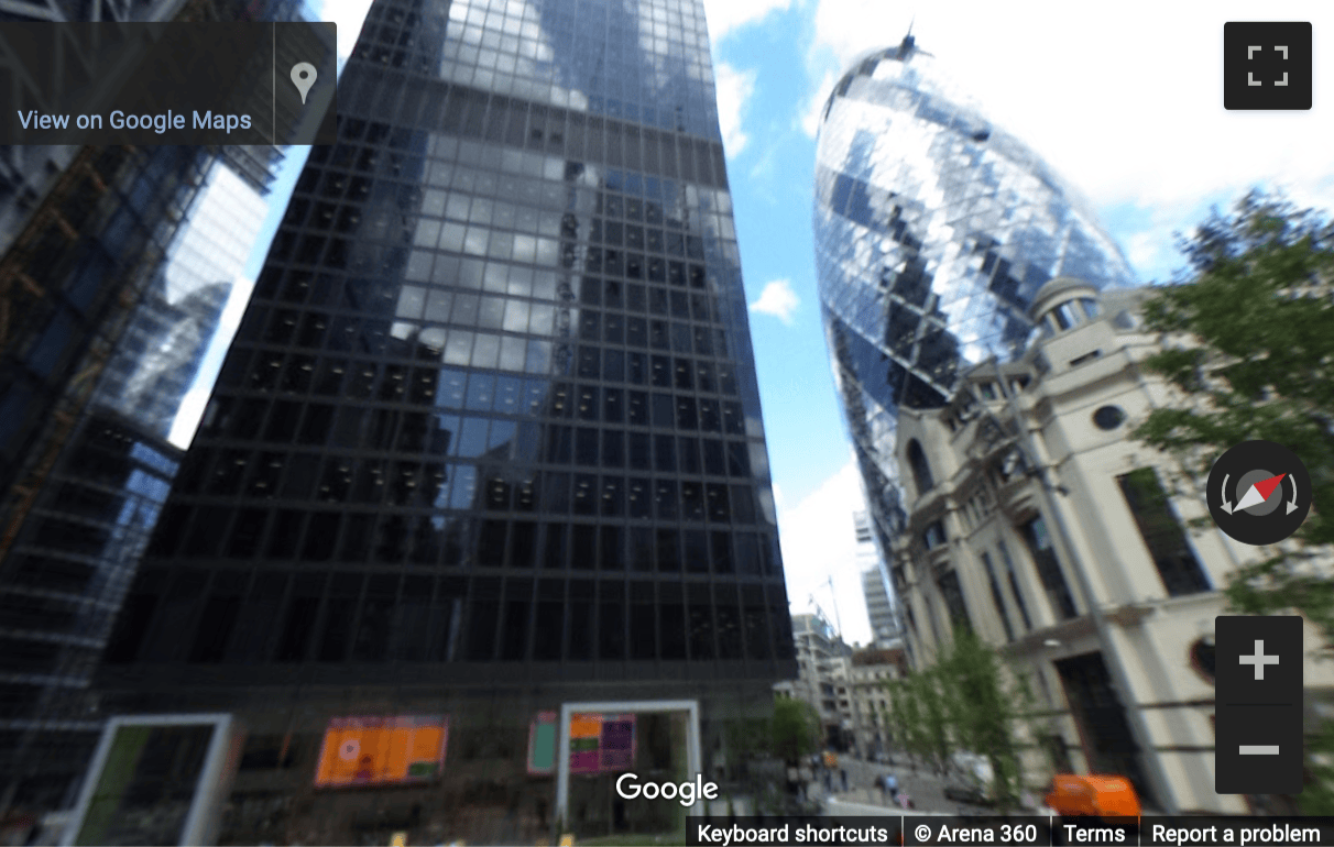 Street View image of 122 Leadenhall Street, Central London, EC3V 4PT (The Cheesegrater)