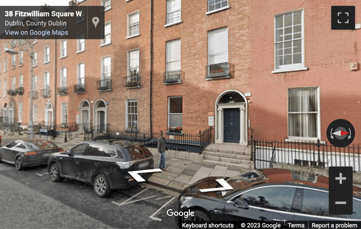 Street View image of Pembroke Hall, 38/39 Fitzwilliam Square, Dublin, Ireland