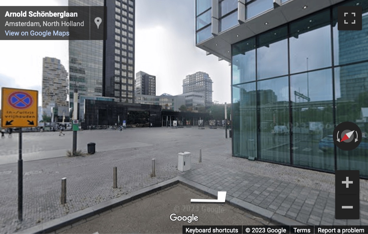 Street View image of 3rd Floor Viñoly Tower, Claude Debussylaan 10, Amsterdam, North Holland, Netherlands