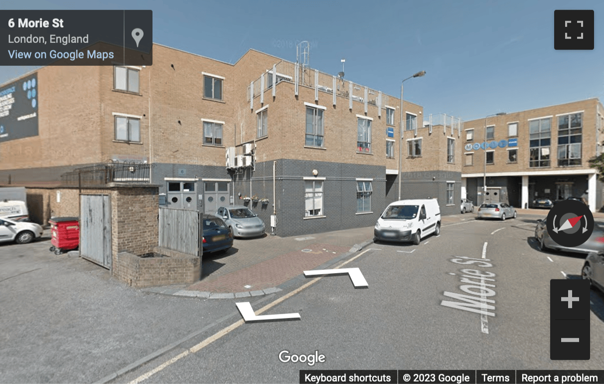 Street View image of Morie Street Business Centre, 4, 5 & 6 Morie Street, Wandsworth Old Town, Central London, SW18