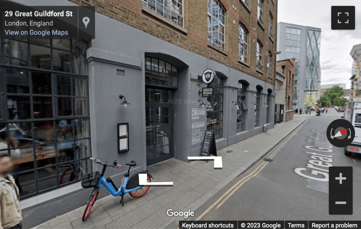 Street View image of Great Guildford Business Square, 30 Great Guildford Street, Central London, SE1