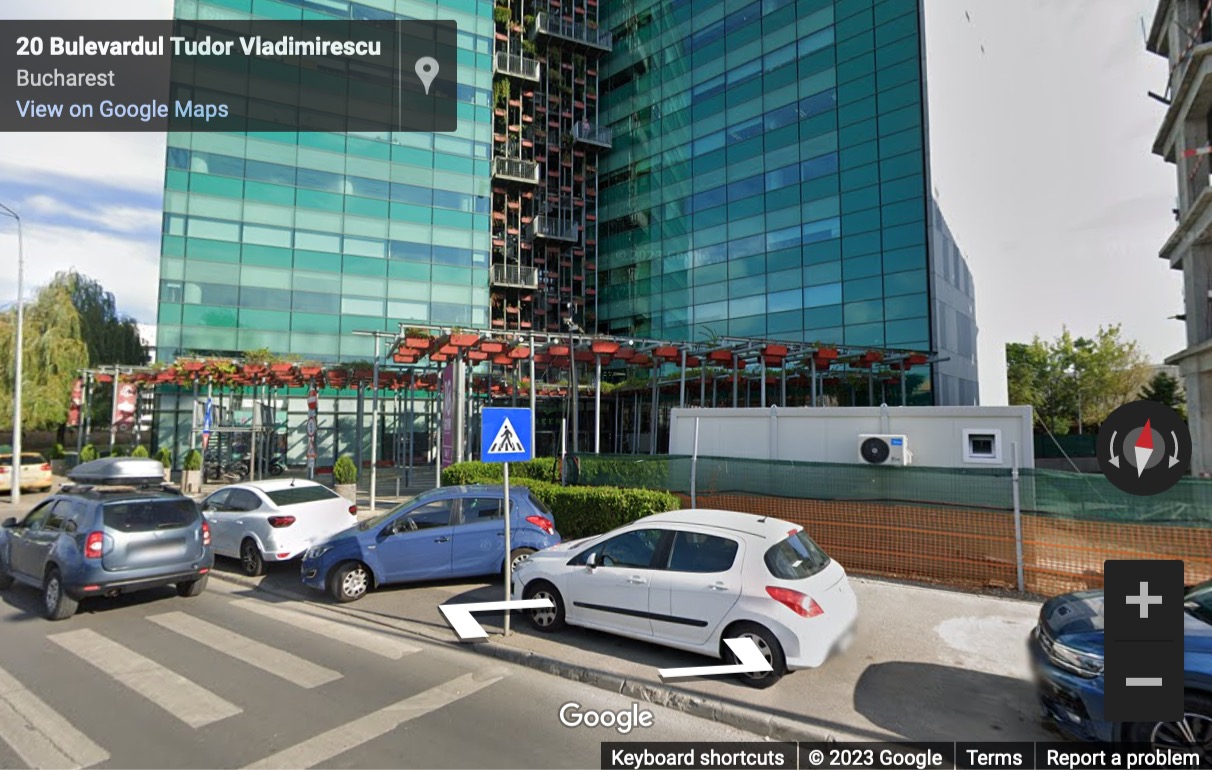 Street View image of Bucharest Green Gate, 22 Tudor Vladimirescu Blvd. , Sector 5