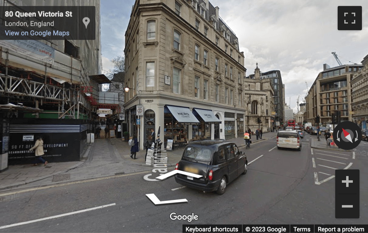 Street View image of Cannon Place, 78 Cannon Street, London, Central London, EC4N
