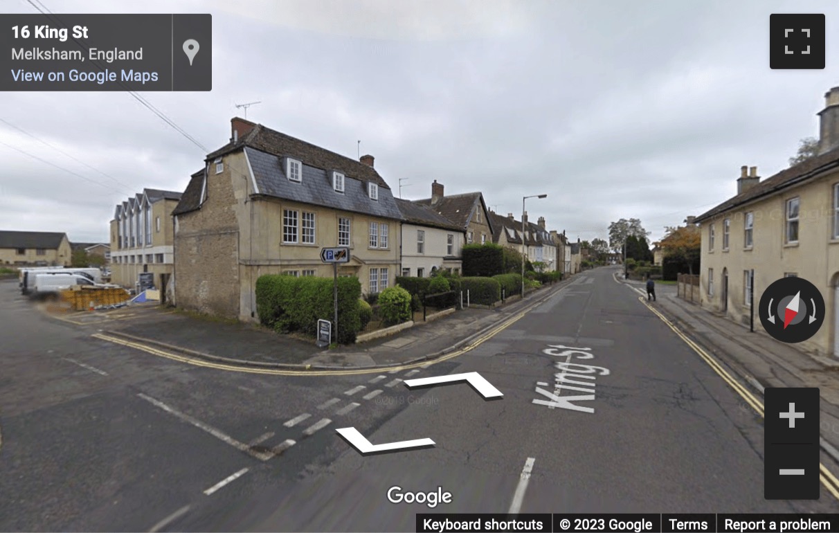 Street View image of Kingsbury Hall, King Street, Melksham, Wiltshire