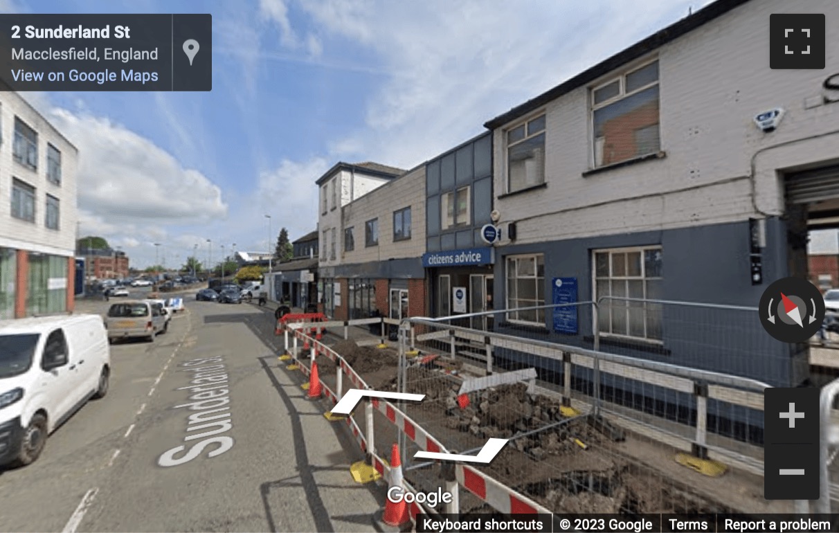 Street View image of Sunderland House, Sunderland Street, Macclesfield, Cheshire