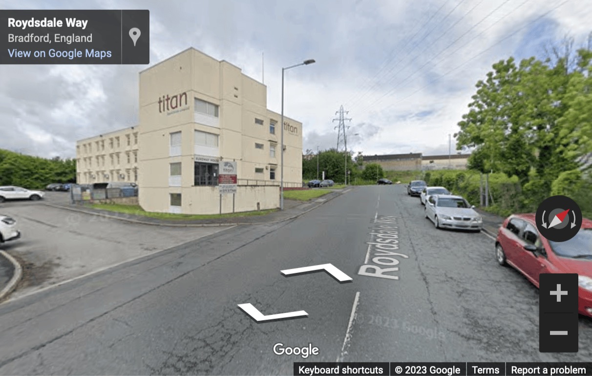 Street View image of Euroway House, Roydsdale Way, Euroway Trading Estate, Bradford