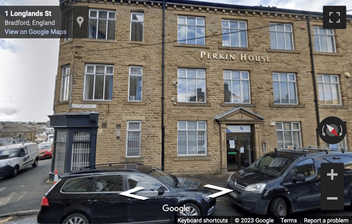 Street View image of Longlands Street, Bradford, West Yorkshire