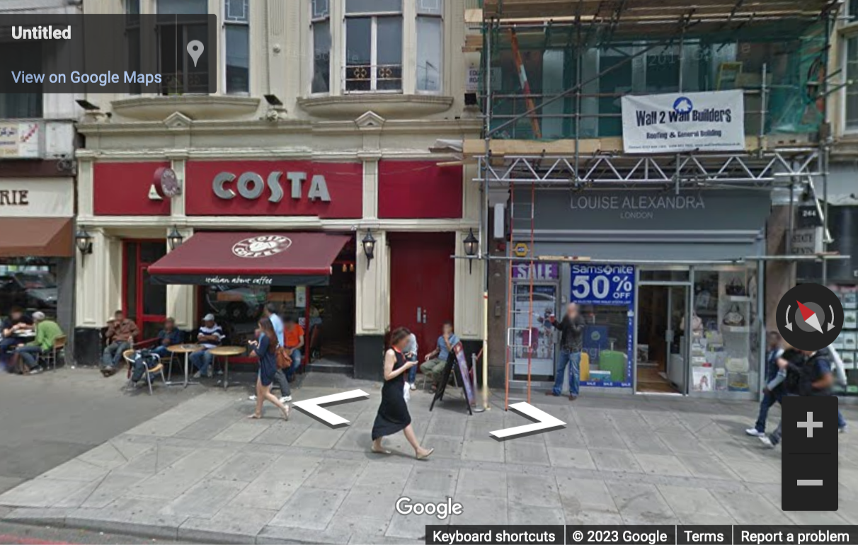 Street View image of 254 Edgware Road, London, Central London, W2