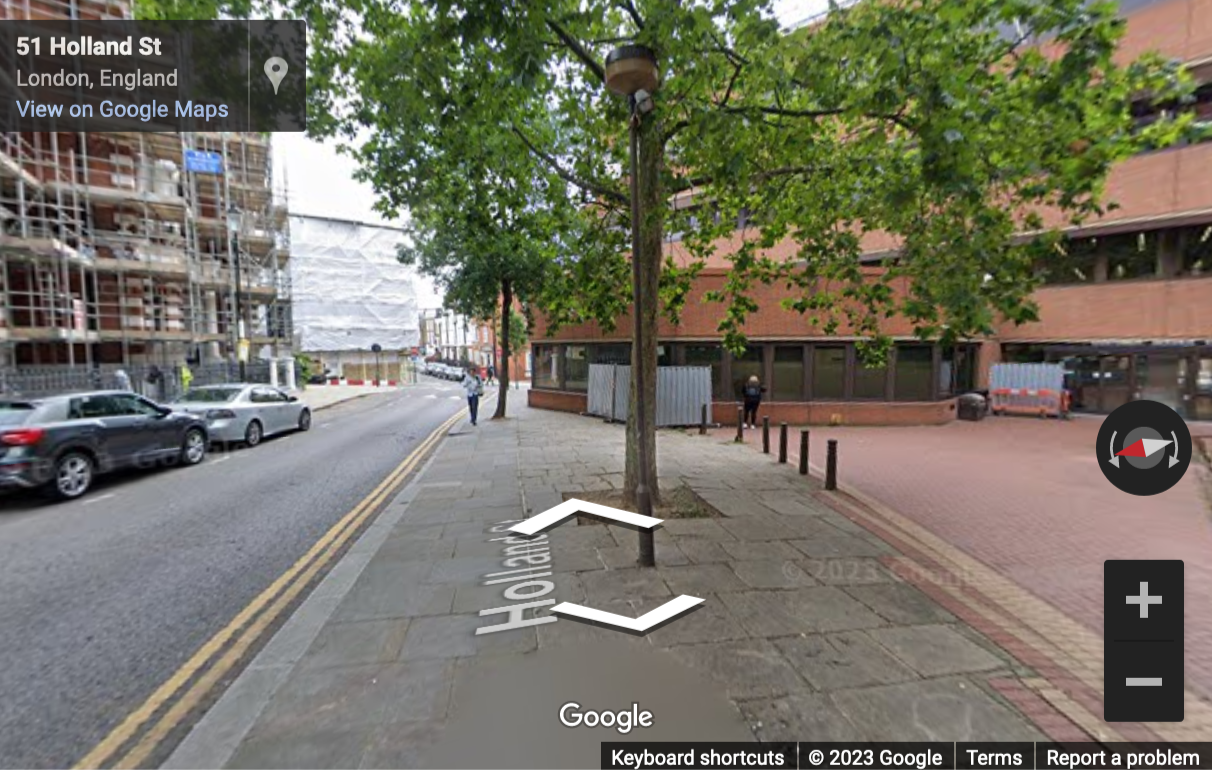 Street View image of Niddry Lodge, 51 Holland Street, Central London, W8