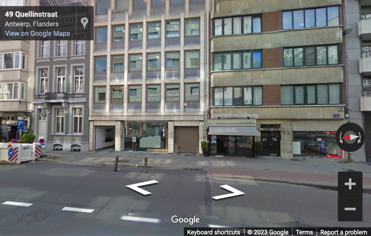 Street View image of Antwerp City Centre, Quellinstraat 49, 2018 Antwerp, Antwerp, Belgium