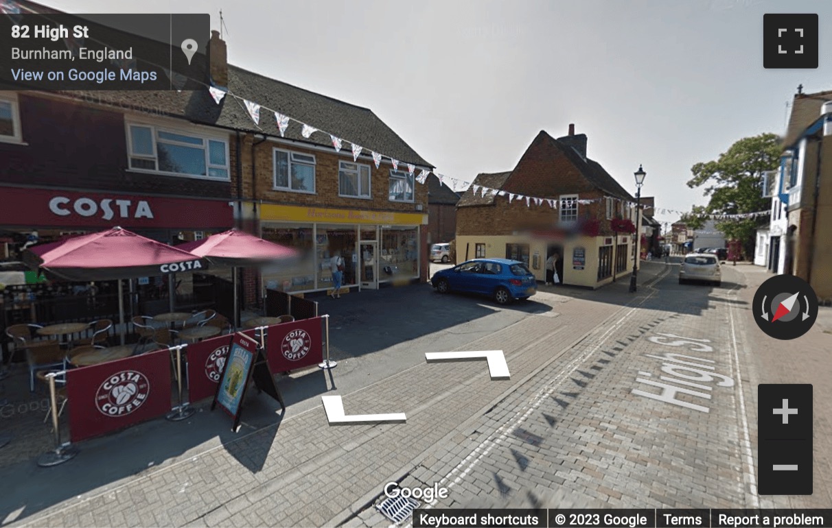 Street View image of Chilterns Business Centre, Eton Place, 64 High St, Burnham, Slough, Berkshire