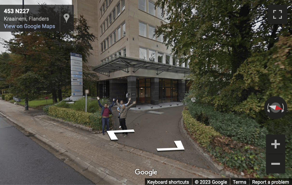 Street View image of Mechelsesteenweg 455, Brussels, Belgium