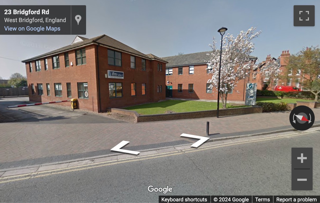 Street View image of Grove House, Ground Floor, Bridgford Road, West Bridgford, Nottingham, Nottinghamshire