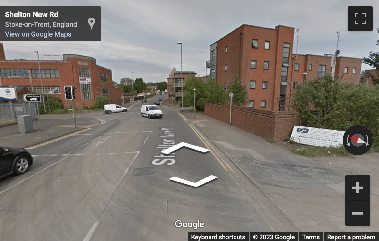 Street View image of Cauldon Locks, Shelton New Rd, Stoke-on-Trent, Staffordshire