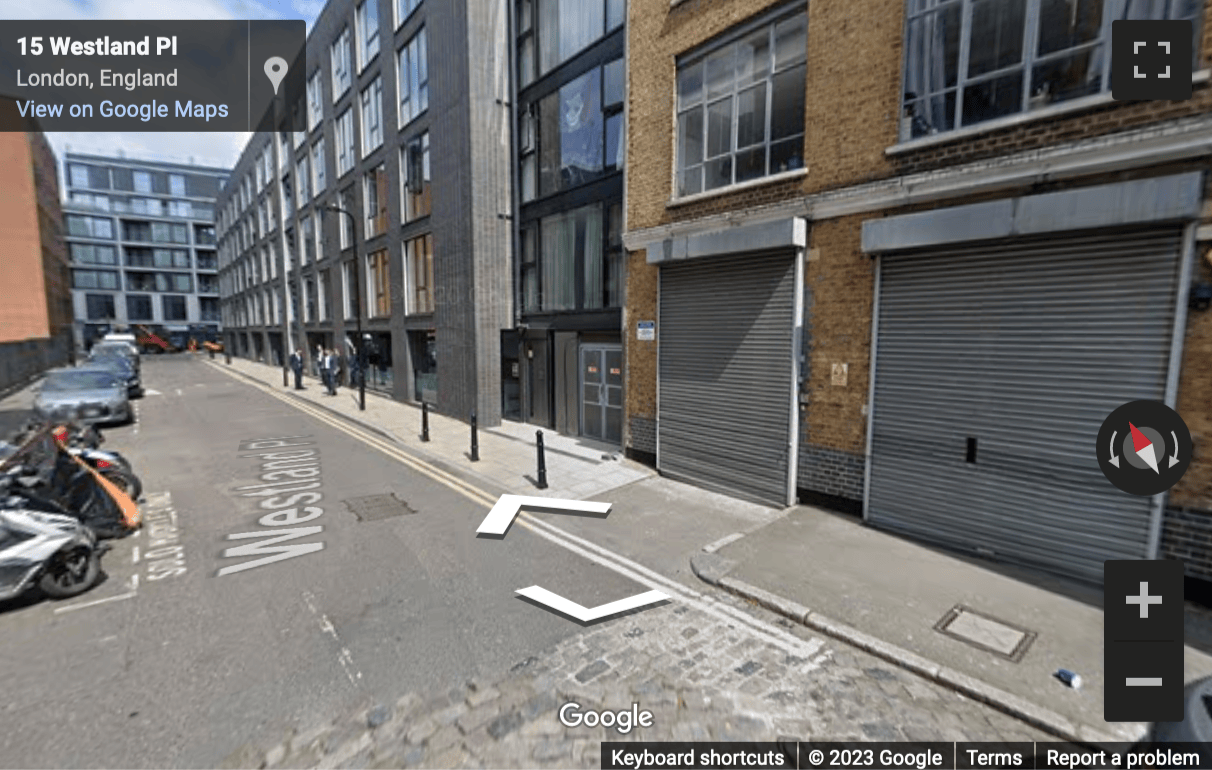 Street View image of Tagwright House, 35-41 Westland Place, Central London, N1