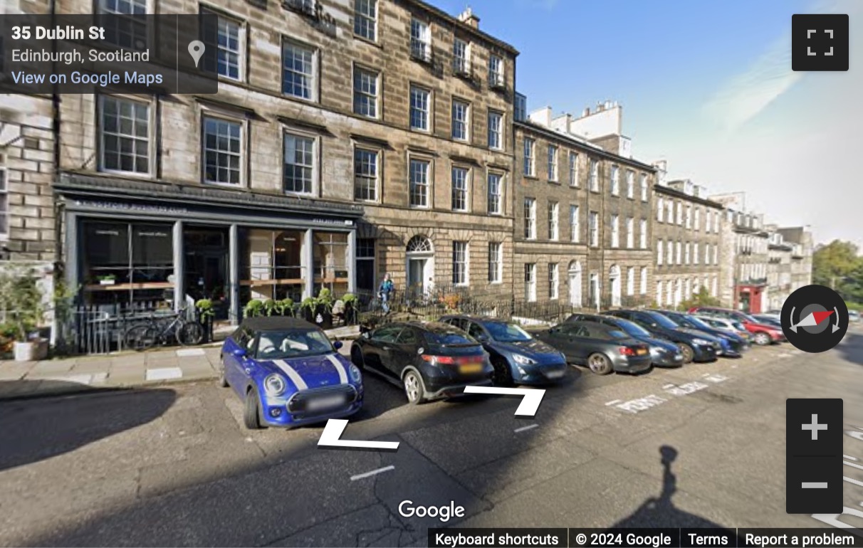 Street View image of 26 Dublin Street, Edinburgh, Scotland