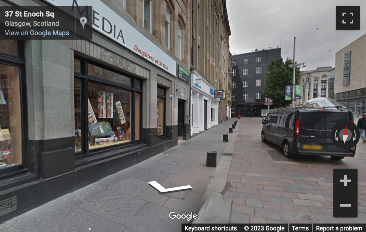 Street View image of 34 St Enoch Square, Glasgow, Scotland