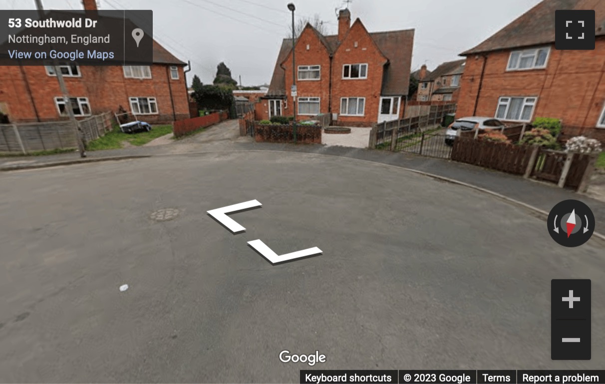 Street View image of Courtyard Business Centre, Southwold Drive, Nottingham, Nottinghamshire