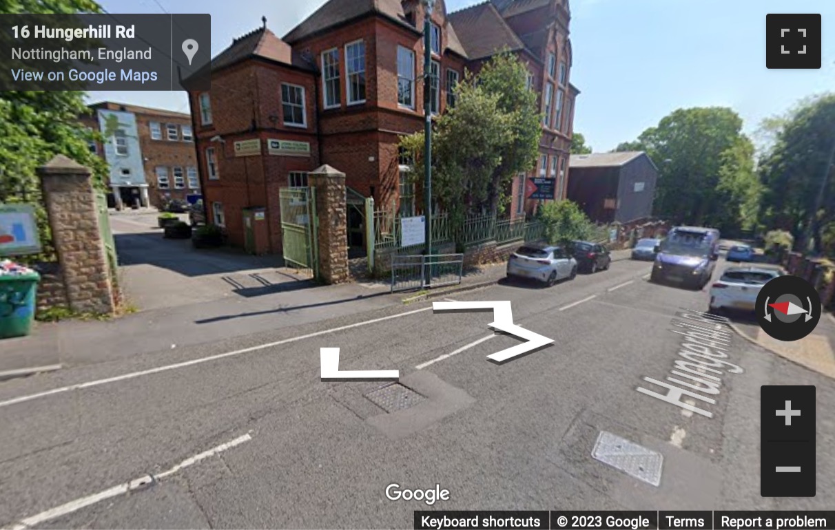 Street View image of John Folman Business Centre, 33 Hungerhill Road, Nottingham, Nottinghamshire