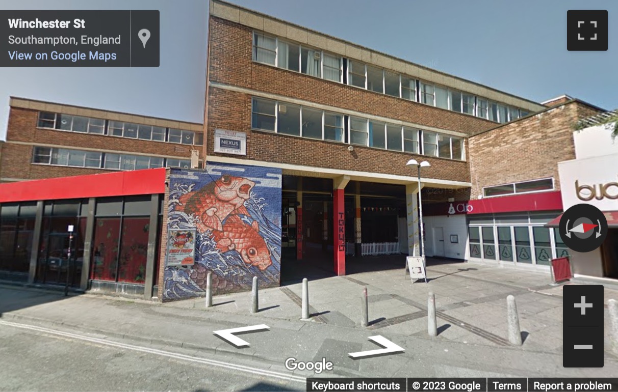 Street View image of Salisbury House, Vernon Walk, Winchester Street, Southampton, Hampshire