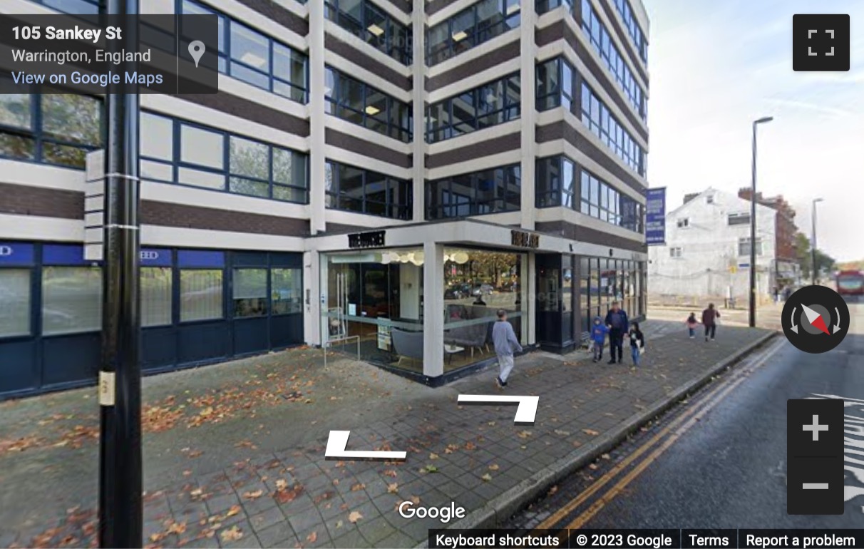 Street View image of Bank Quay House, Sankey Street, Warrington, Cheshire