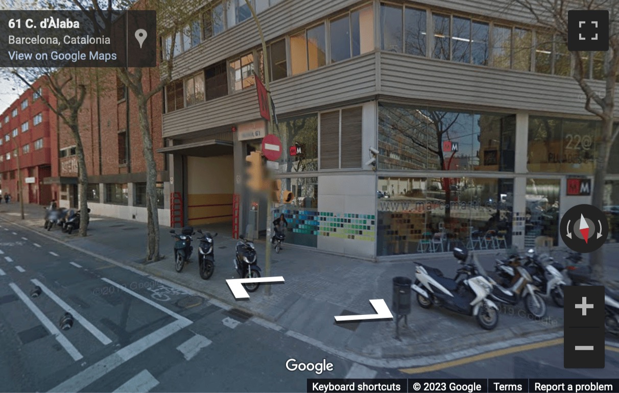 Street View image of Alaba 61, 5-2, Barcelona, Spain