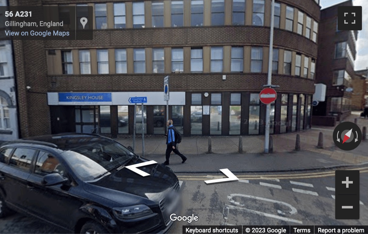 Street View image of Kingsley House, 37-47 Balmoral Road, Gillingham, South West