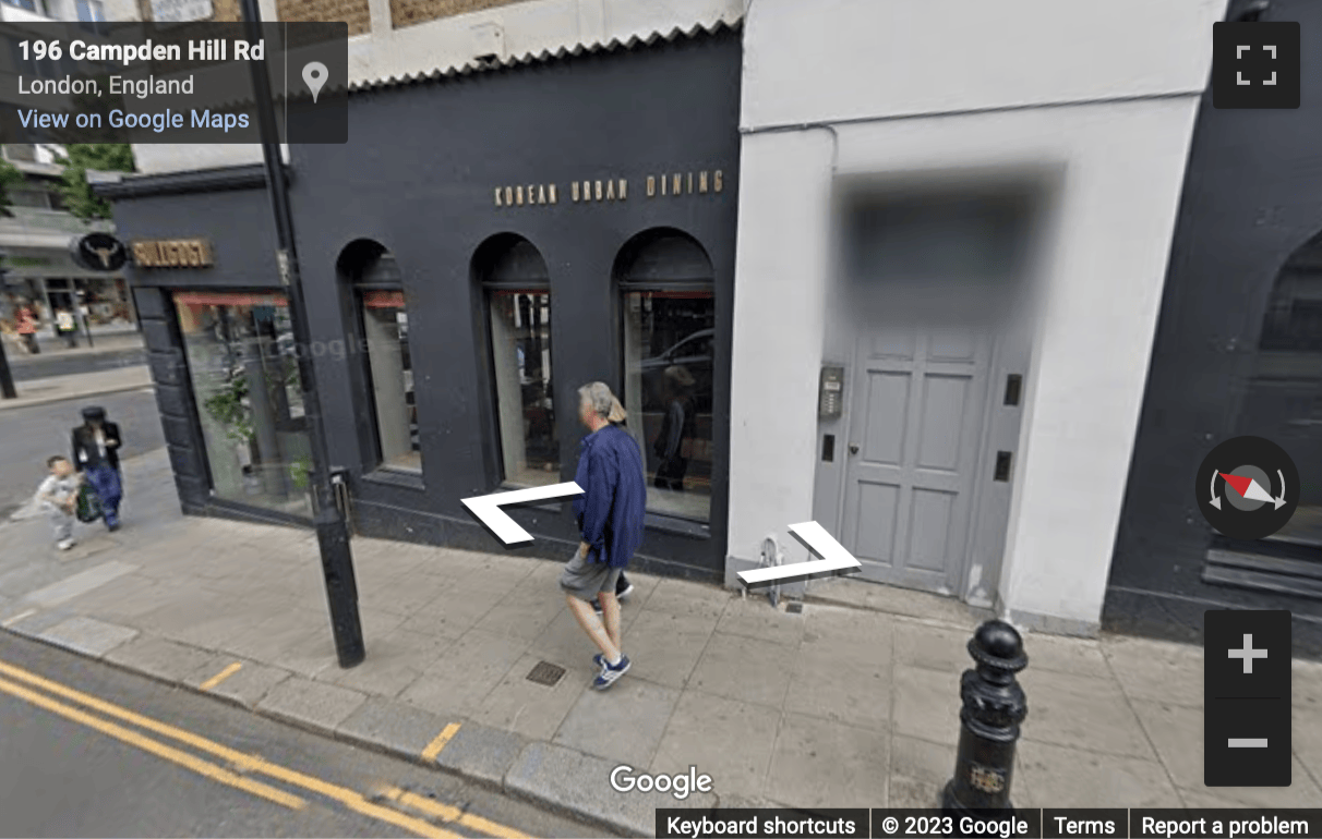 Street View image of 192-196 Campden Hill Road, Notting Hill, London, Central London, W8