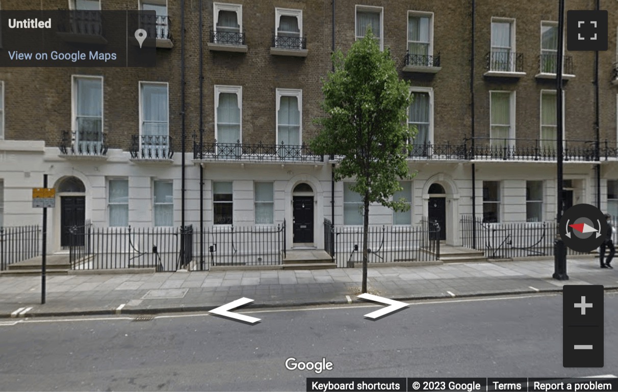 Street View image of 21 Gloucester Place, Central London, W1U