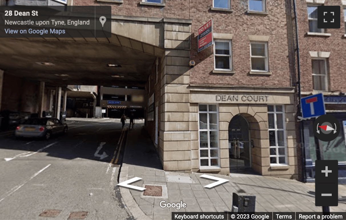 Street View image of Dean Court, 22 Dean Street, Newcastle, Tyne and Wear