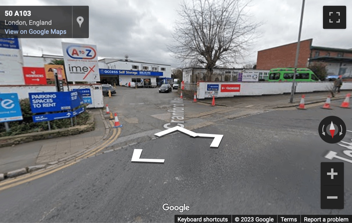 Street View image of 15 Tottenham Lane, Hornsey, Central London, N8