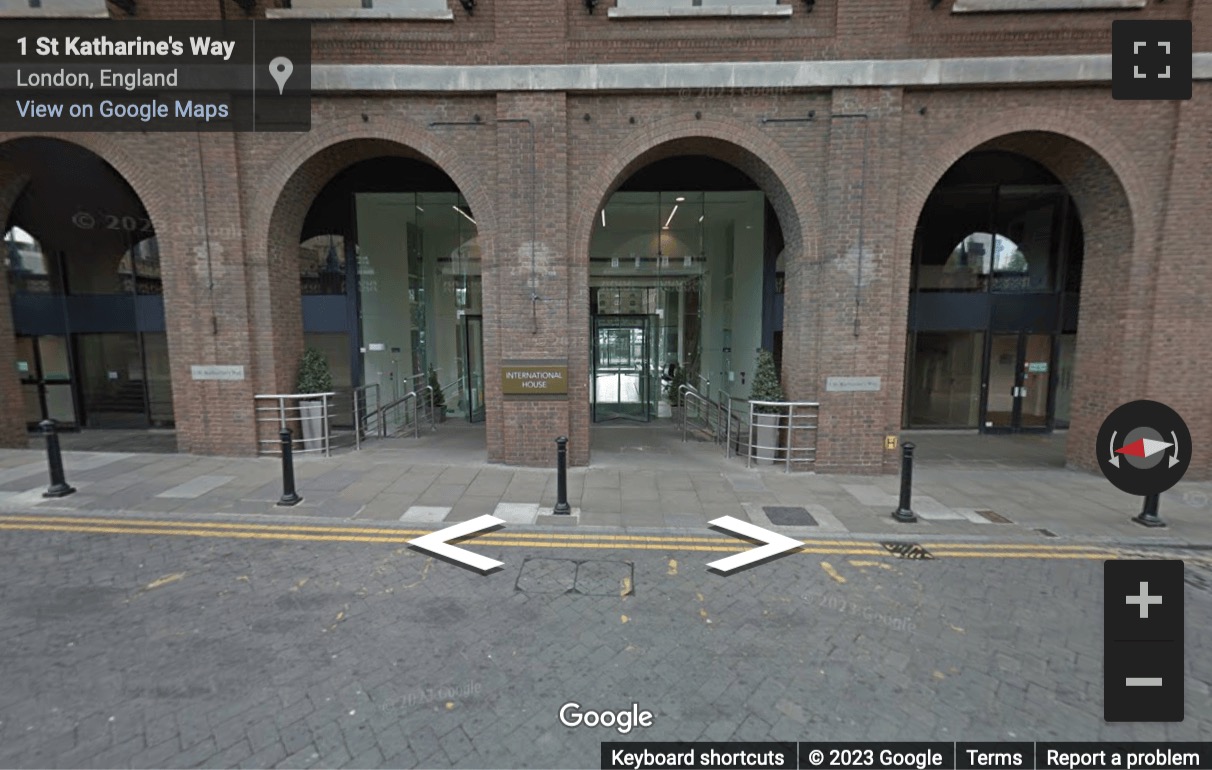 Street View image of International House, 1 St Katharine’s Way, London, Central London, E1W