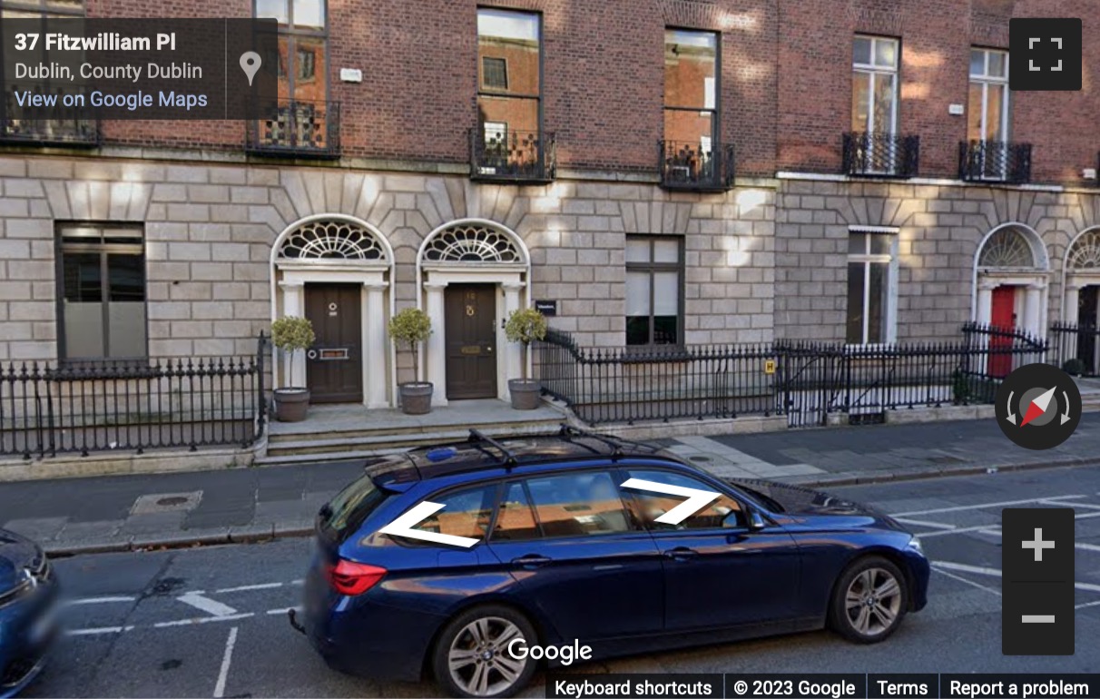 Street View image of 16 Fitzwilliam Place, Dublin, Ireland