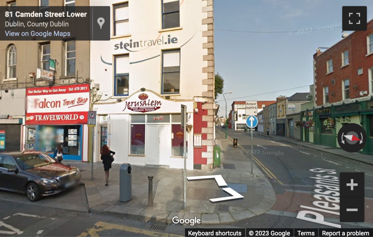 Street View image of 77 Camden Street Lower, Dublin, Ireland