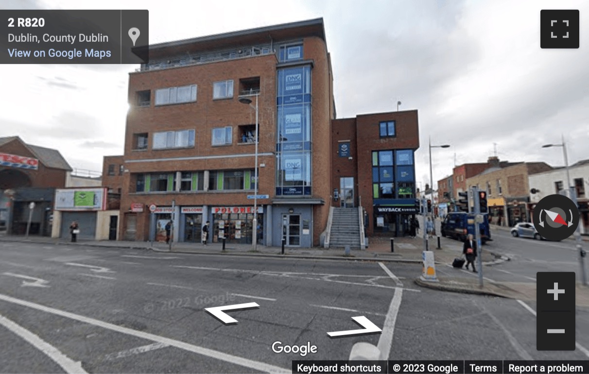 Street View image of 1 Rathmines Road Upper, Rathmines, Dublin, Ireland