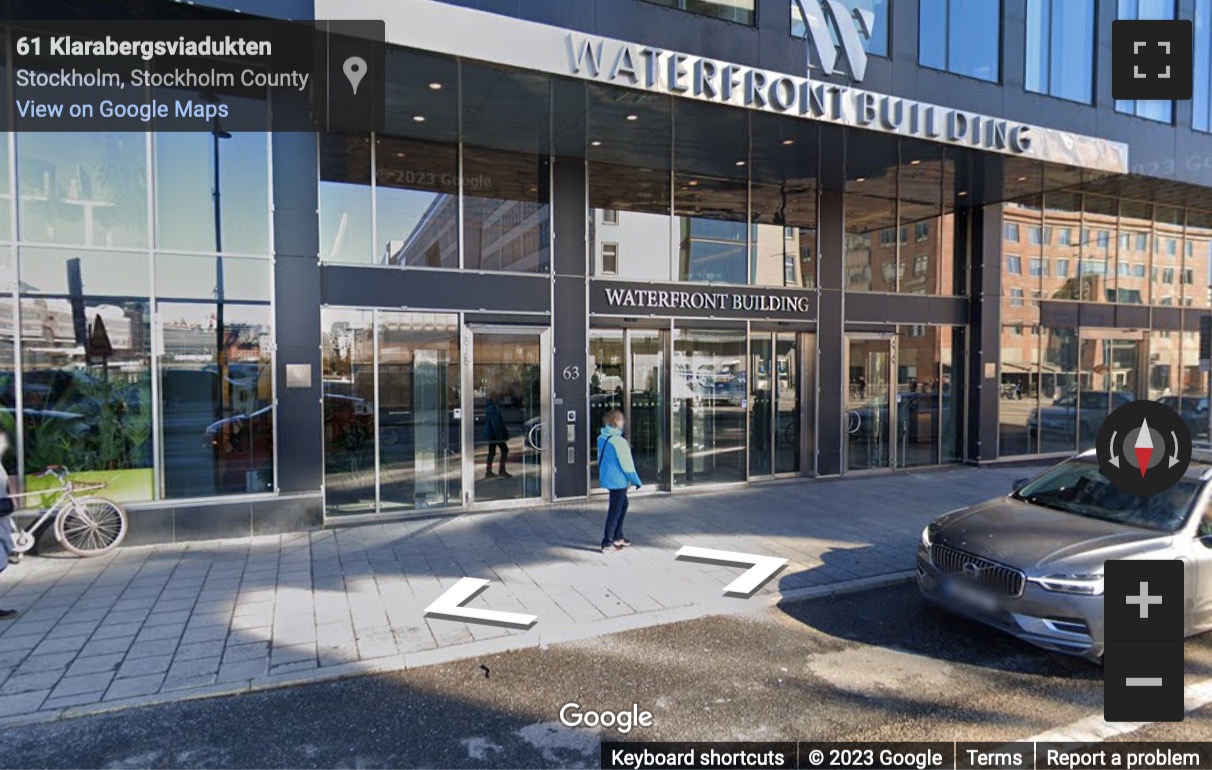 Street View image of Waterfront Building, Klarabergsviadukten 63, Stockholm, Sweden