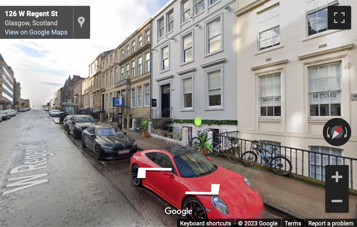 Street View image of 126 West Regent Street, Glasgow, Scotland