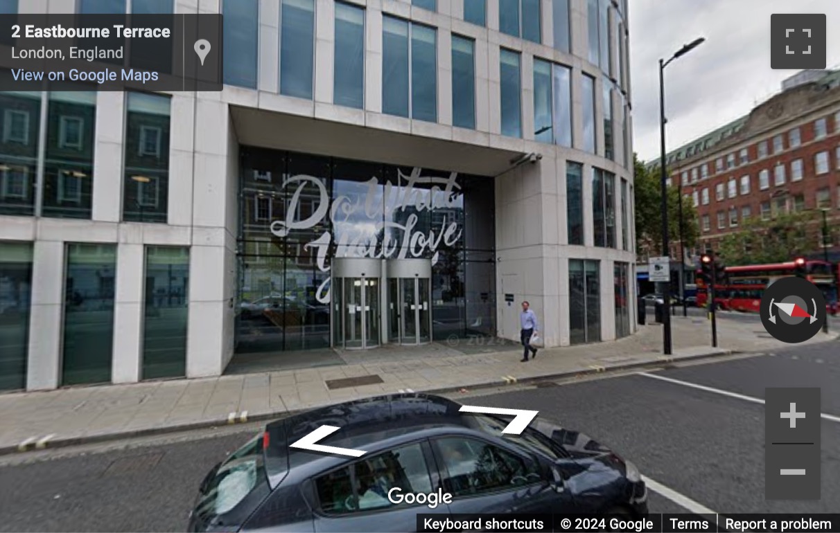 Street View image of 2 Eastbourne Terrace, Paddington, Central London, W2