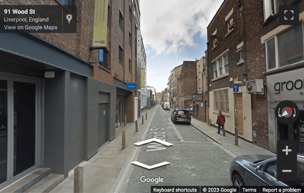 Street View image of Tea Factory, Wood Street, Ropewalks, Liverpool, Merseyside