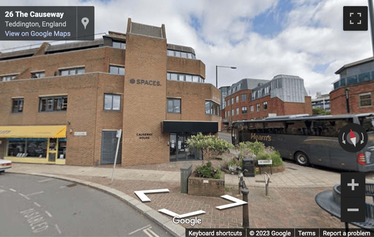 Street View image of Causeway House, 16-19 The Causeway, Teddington, Middlesex