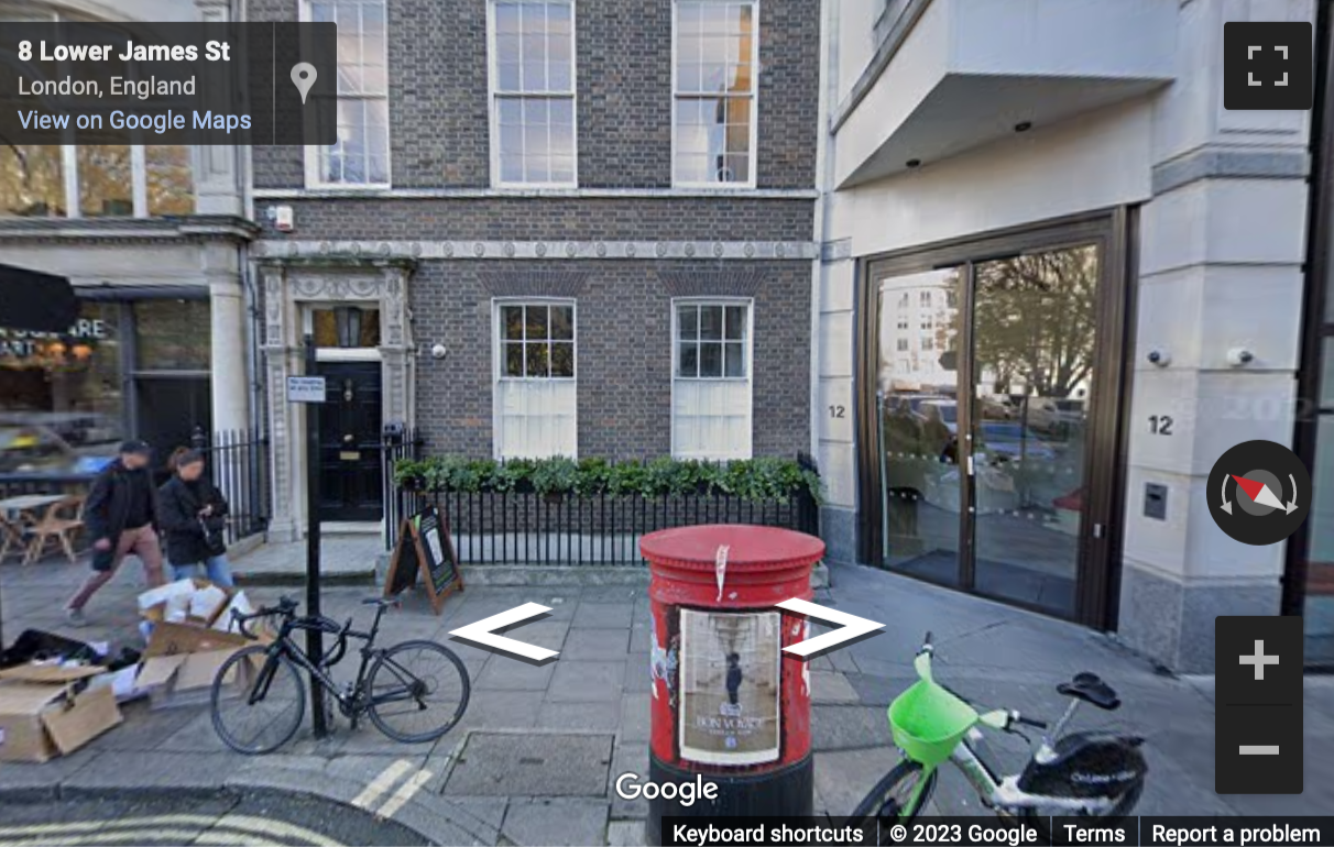 Street View image of 11 Golden Square, Central London, W1F