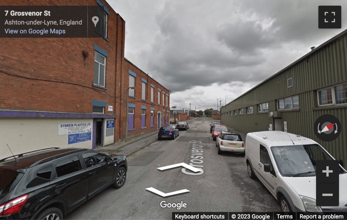 Street View image of Grosvenor Business Park, Grosvenor Street, Ashton Under Lyne, Ashton-Under-Lyne